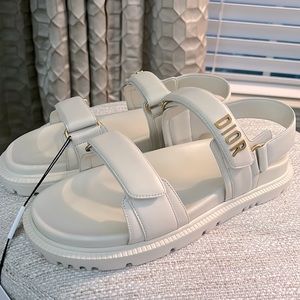 Dior - Dioract Sandal Color: Off White SZ 41